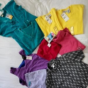Lot of 9 Womens Tops & Tees Wholesale Most NWT or New